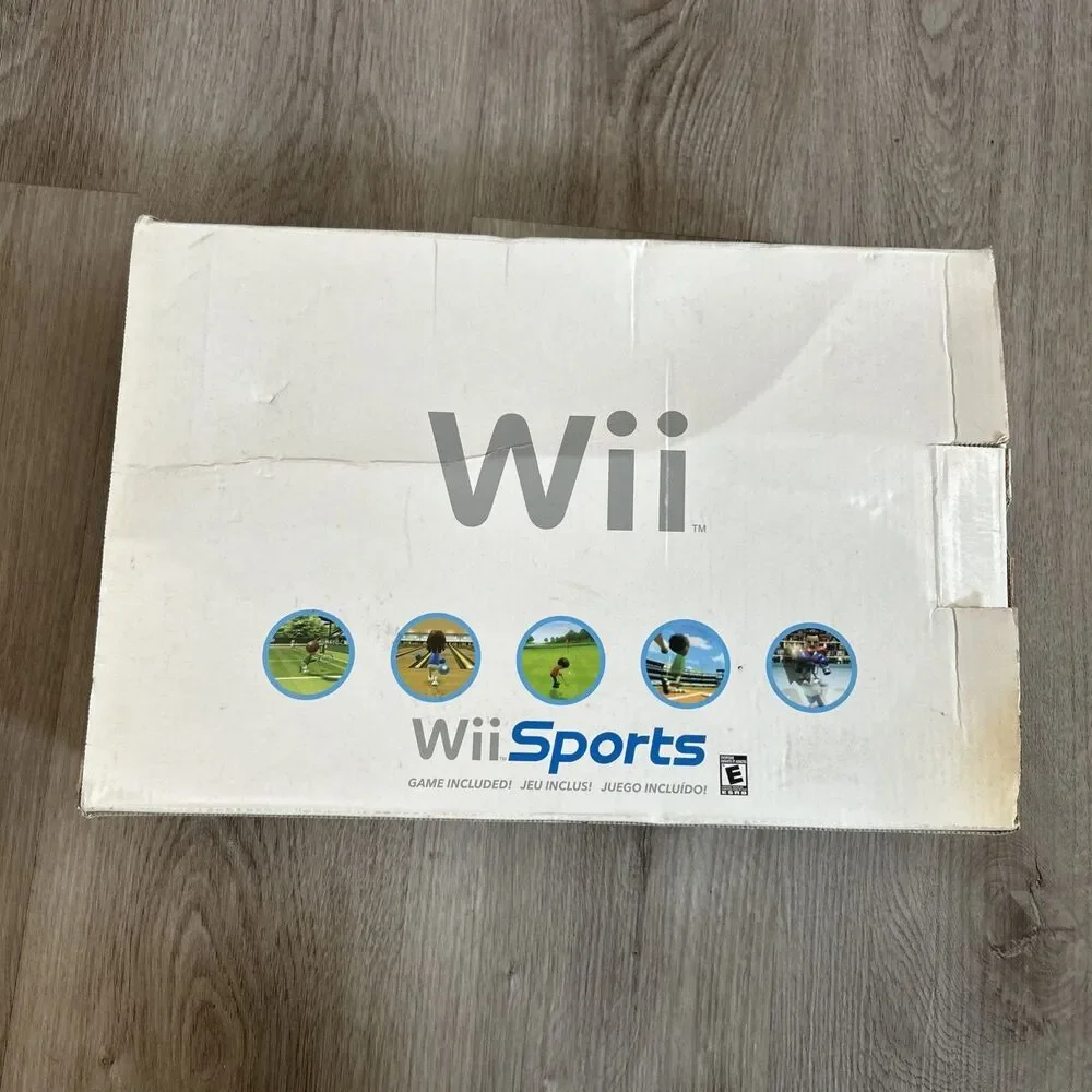 Nintendo Wii White Console Empty Box w/ Inserts BOX ONLY No Console or Tray READ